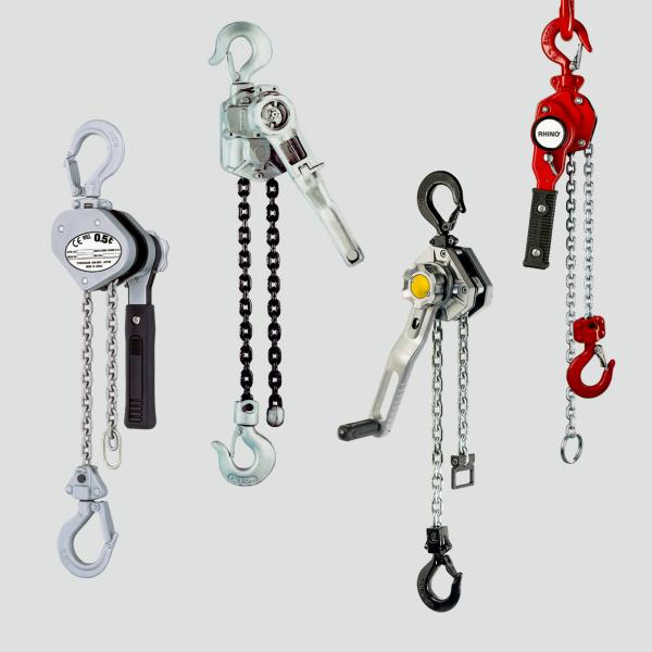 Lever hoists and accessories