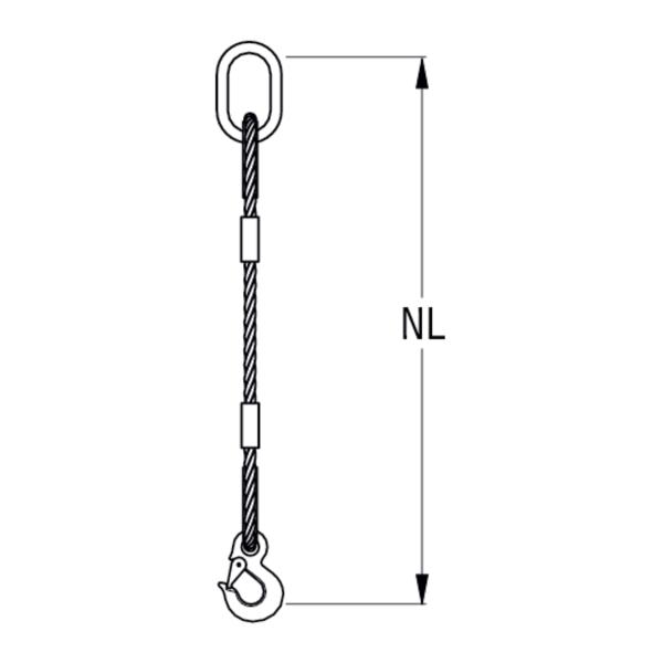 Wire rope sling 