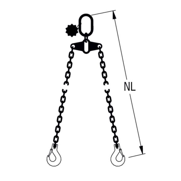 HIT PRO-chain balancing suspension gear, grade 10 Rocker 