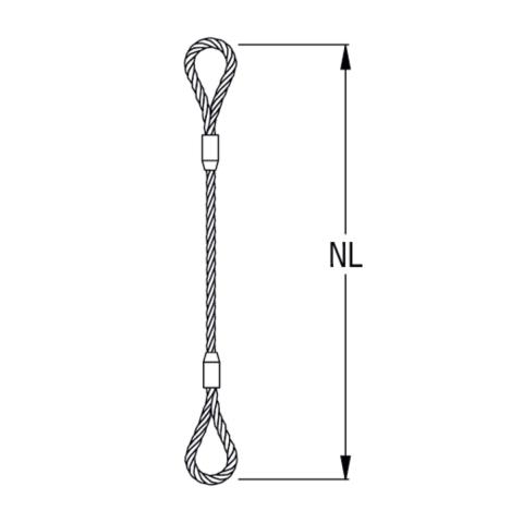 Wire rope sling 