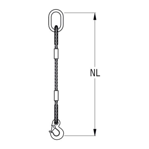 Wire rope sling 