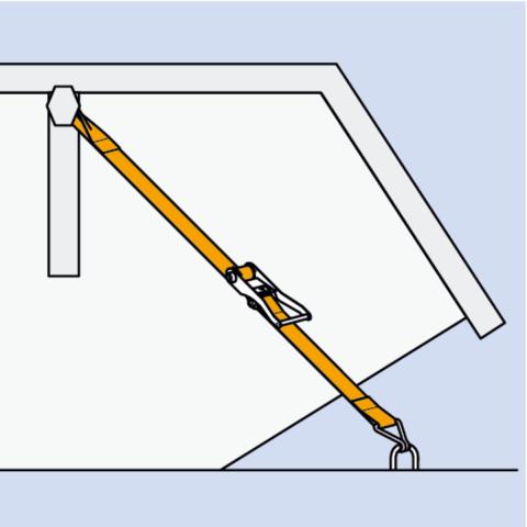 Polytex® lashing strap system for skips 