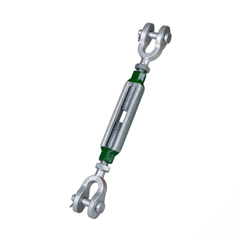 Green Pin® turnbuckles with 2 forks 